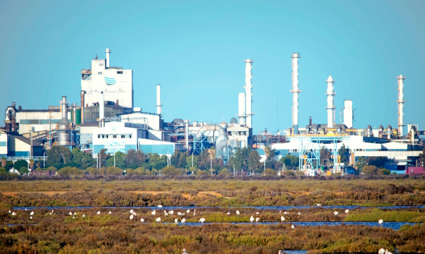 Atlantic Copper plants in Huelva/Andalusia.