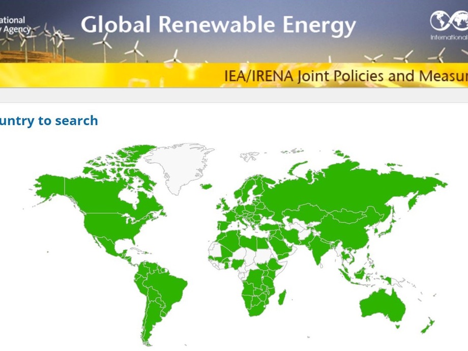 Global Renewable Energy Database Of IEA And IRENA - Pv Europe