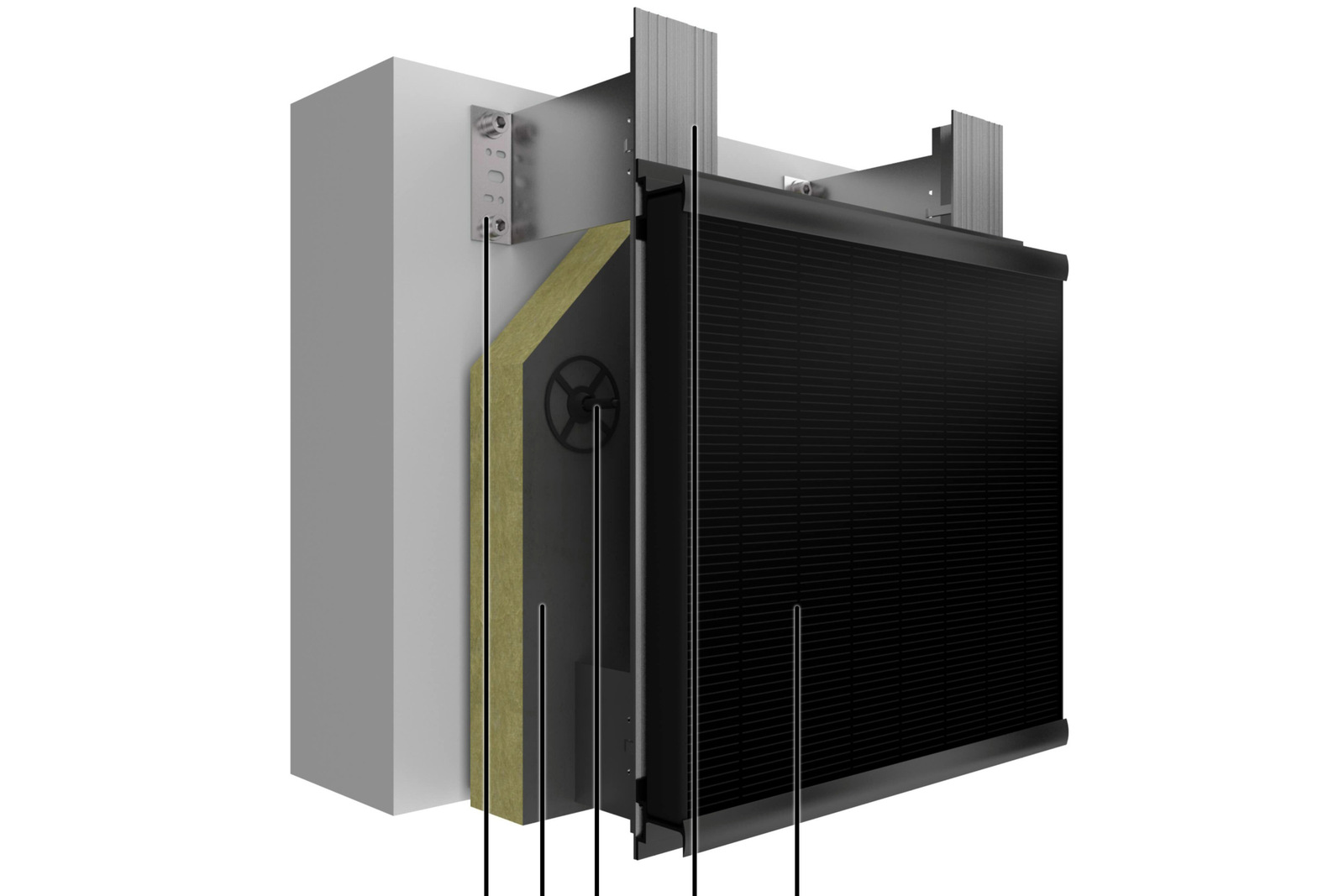 Stoventec Photovoltaics - Inlay system for solar facades