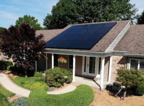 With SunPower's new 25-year low APR loan, homeowners can invest in a 6.0 kW solar energy system for under $100 per month. - © SunPower
