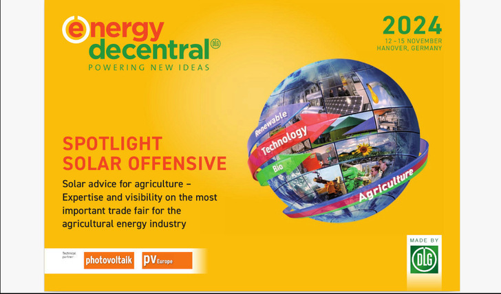 The solar offensive offers you the opportunity to initiate photovoltaic projects with farmers. - © Energy Decentral
