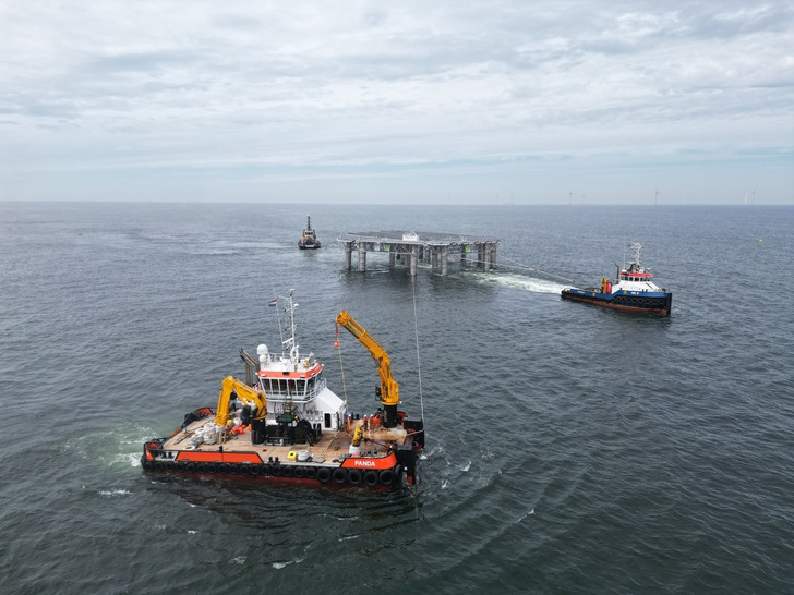 Merganser pilot project off the Dutch coast. - © SolarDuck