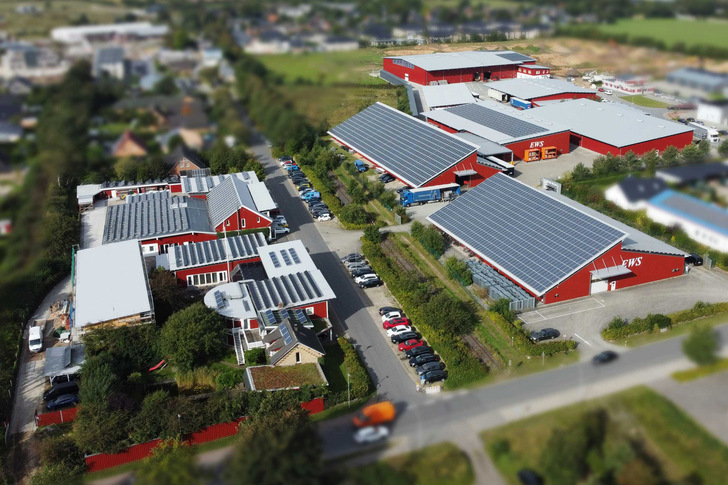 Headquarters of EWS in Handewitt/Germany. Sweden is one of the important focus markets of the solar wholesaler. Coming Tuesday August 27, EWS is offering its next webinar for Swedish solar installers. - © EWS