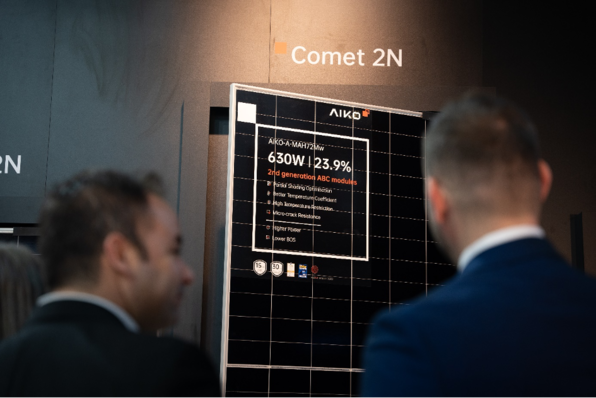 © Aiko
  Aiko will present its new solar module at Intersolar 2024 in Munich, Booth A3.370