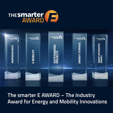 © Solar Promotion GmbH The application period for the The smarter E AWARD started now and runs until Januar 31, 2025.