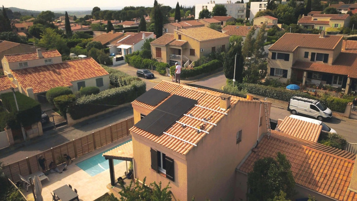 © Aurora Solar Solar installation in France.