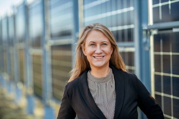© Jann Lipka Anna Werner, CEO of Svensk Solenergi (Swedish Solar Energy Association).