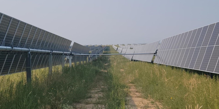 © Juwi 180 MW Spanish Peaks solar park in Las Animas County, Colorado.