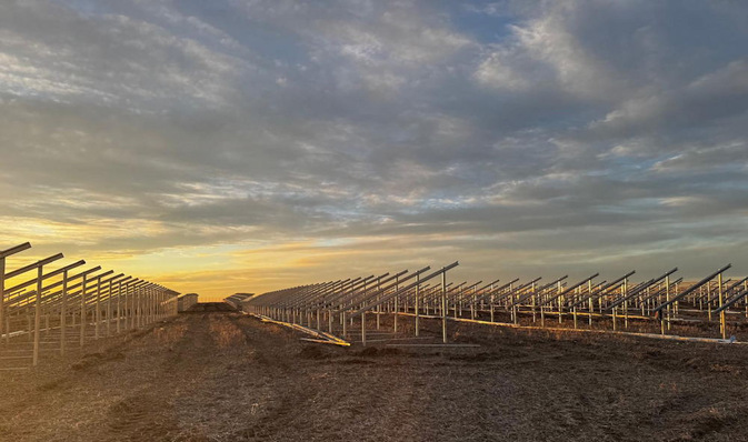 © Nomad Electric Under construction, the first of two pv-projects for Energis Polska