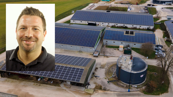 © SolarEdge This methanisation farm in France installed 1 MW with power optimisers and inverters from SolarEdge.