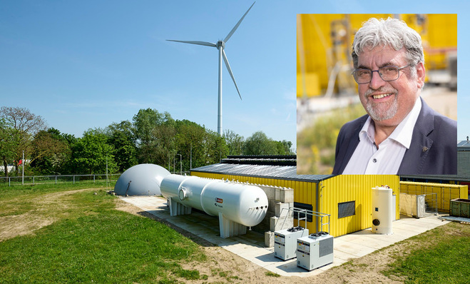 © Peter J. Reese Hydrogen generating plant built by Elestor.