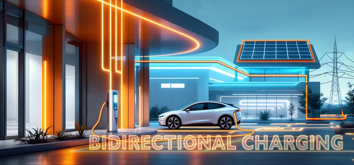 © Solar Promotion The special exhibition “Bidirectional Charging” at The smarter E Europe 2025 highlights the wide-ranging possibilities of vehicle-to-x solutions.
