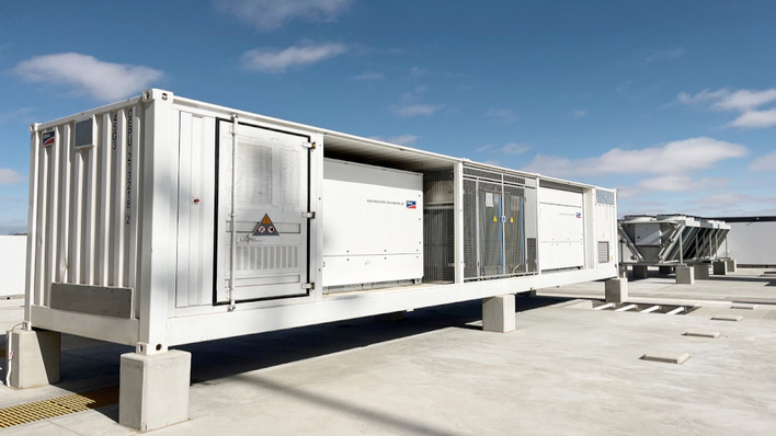 © SMA SMA's container solution converts alternating current into direct current and will supply energy to Cleanergy Solutions' project in Namibia from the middle of the year to produce hydrogen using electrolysis.