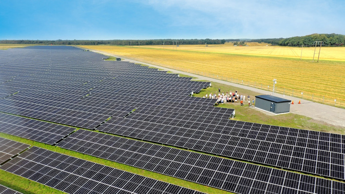 © Soltech 11 MW solar park Ramsjöholm, built by Soltech, in southern Sweden.