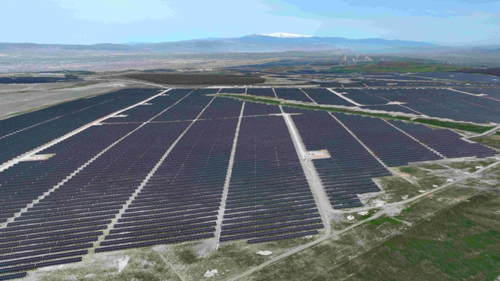 © RWE Solarparks on the site of the former Amynteo opencast lignite mine in Northern Greece.