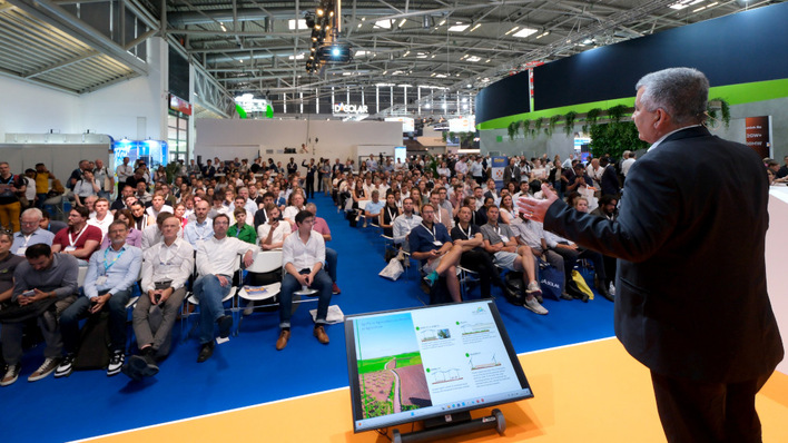 © Solar Promotion A rapt audience. Four conferences will take place under the roof of The smarter E Europe in Munich, May 6-7.