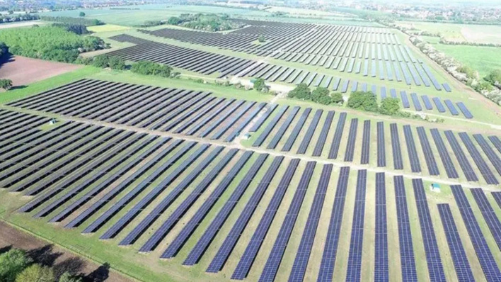 © Boom Power Lined up for a solar future – the site will encompass 3,155 acres (1,277 hectares).
