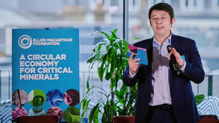 © CATL Jiang Li, vice president of CATL, speaking at London Climate Action Week