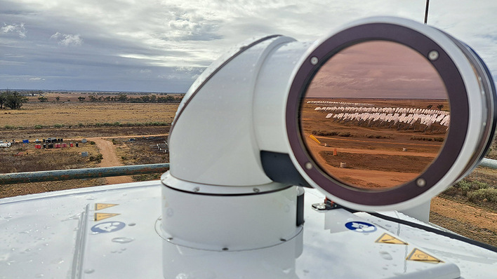 © Vaisala Seeing the future of solar more clearly, storms and all. A Windcube Scan lens on a RayGen site.