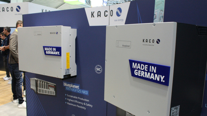 © Heiko Schwarzburger Kaco New Energy presents new inverters for European installers.