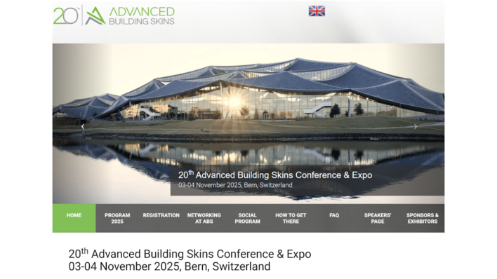 © ABS The conference is marking two decades of exploring modern and active solar building envelopes.