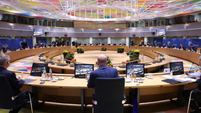 © EU Commission A round table inside the EU Commission plenary hall in Brussels