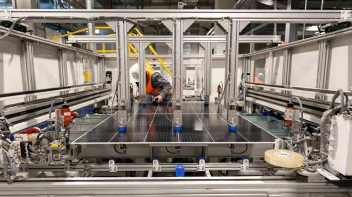 © Enel In the modern era, solar module production is characterised by a high degree of automation.