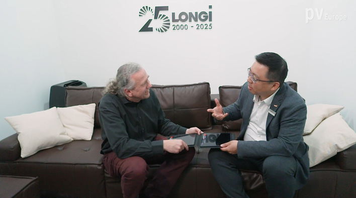 © Vorsatz Media Leon Zhang (right) met Heiko Schwarzburger in Munich
